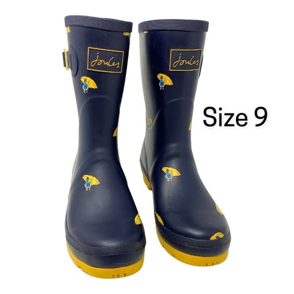 Joules Womens Molly Navy Ducks Umbrella 